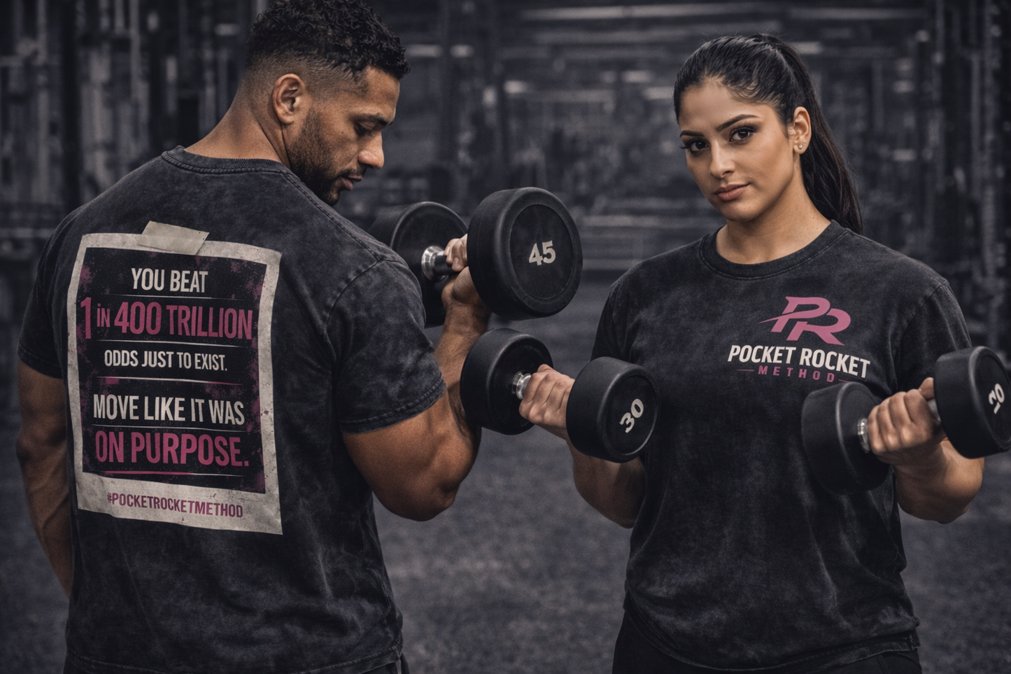 You beat 1 in 400 trillion odds just to exist. Move like it was on purpose - T-Shirt