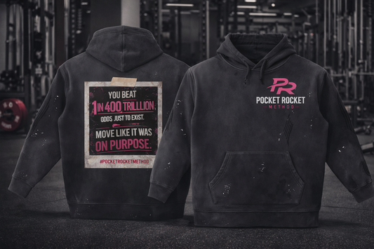 You beat 1 in 400 trillion odds just to exist. Move like it was on purpose.